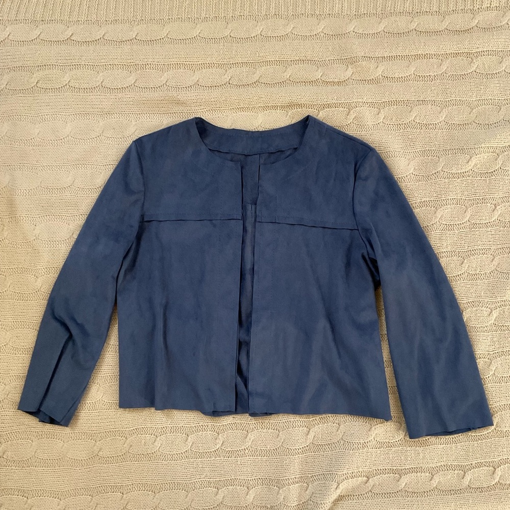 Elegant Blue Women's Cardigan